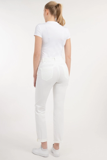Recover Pants Straight Fit-Hose COLETTE in WEISS Artikelnummer REC-13324-04-4083-110 Begrenzte Freigabe