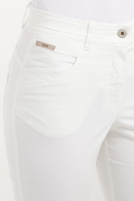 Recover Pants Straight Fit-Hose COLETTE in WEISS Artikelnummer REC-13324-04-4083-110 Begrenzte Freigabe