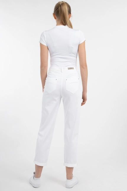 Recover Pants Relaxed Fit-Hose CARA in WEIß Artikelnummer REC-12626-03-4035-110 Letzte 2 Tage