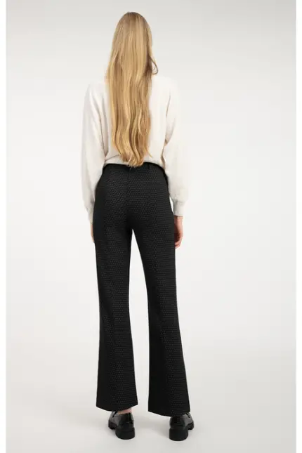 Recover Pants Schlupfhose Jasmin aus Jersey in SCHWARZ/ GRAU Artikelnummer REC-13409-01-4315-990 Fabrikladen