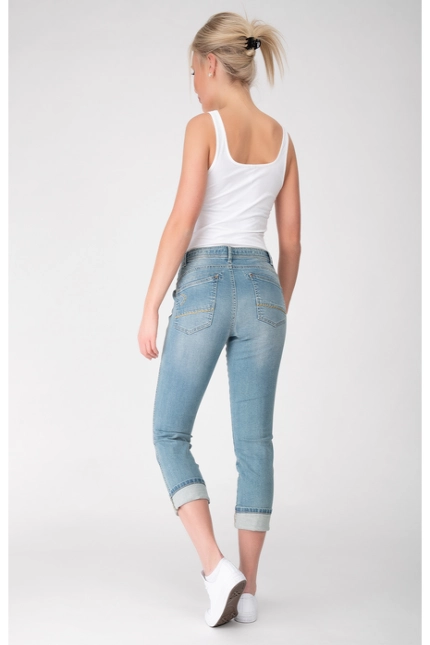 Recover Pants Jeans bestickt in blau Artikelnummer REC-12728-2629-100 Verkauf