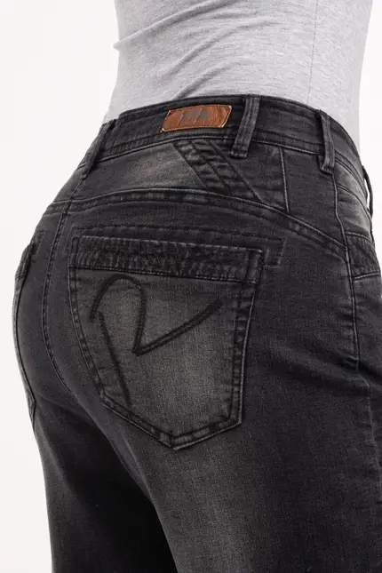 Recover Pants Amira, Relaxed-Fit Jeans in BLACK Artikelnummer REC-13324-03-3880-999 Schlussverkauf