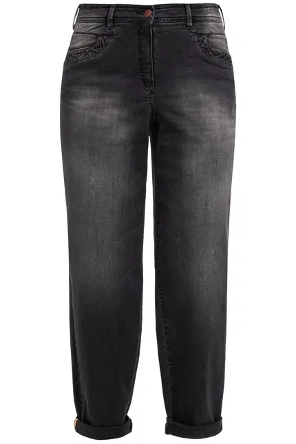 Recover Pants Amira, Relaxed-Fit Jeans in BLACK Artikelnummer REC-13324-03-3880-999 Schlussverkauf