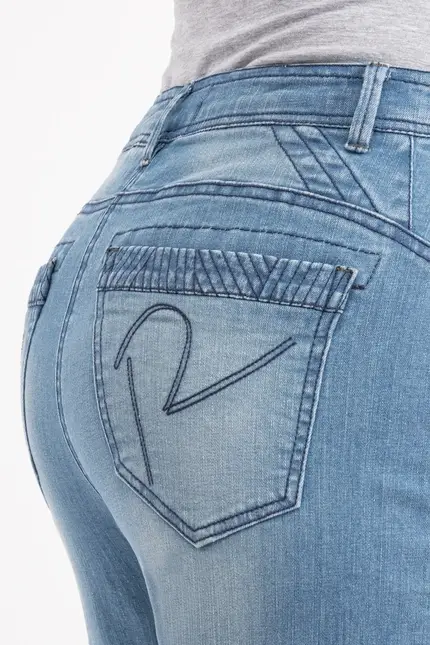 Recover Pants Amira, Relaxed-Fit Jeans in DENIM-BLUE Artikelnummer REC-13324-03-3880-145 Günstiger Verkauf