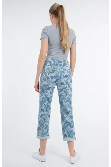 Recover Pants Straight Fit-Hose Antonia cropped in BLEACHED Artikelnummer REC-12563-4227-100 Meist gekauft
