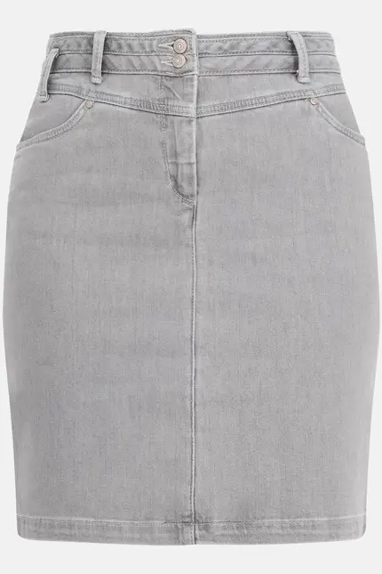 Recover Pants Pia, Jeansrock in SILBER Artikelnummer REC-40144-4279-905 Fabrik Onlineshop