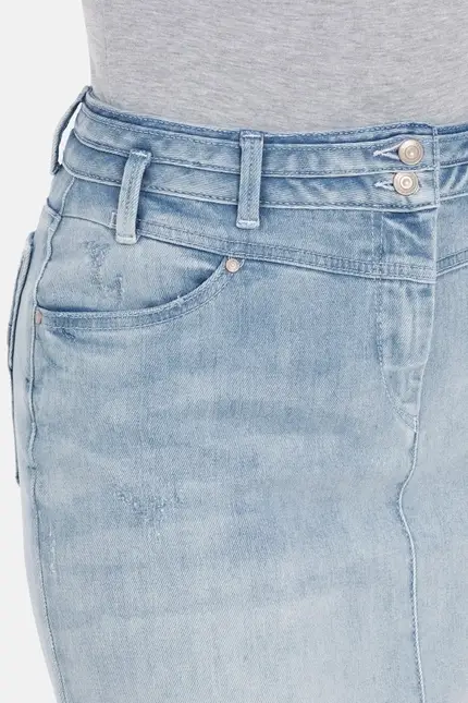 Recover Pants Pia, Jeansrock in BLEACHED Artikelnummer REC-40144-4279-103 Fabrikpreis