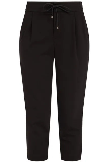 Recover Pants Legere Bundfaltenhose in SCHWARZ Artikelnummer REC-13005-3875-990 Weihnachtsangebot