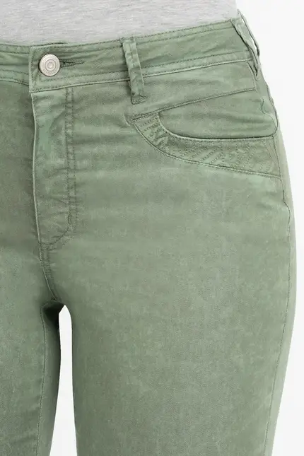 Recover Pants Recover Pants Damen Hose in modischer Färbung in KHAKI Artikelnummer REC-13324-01-4040-588 Jubiläumsangebot