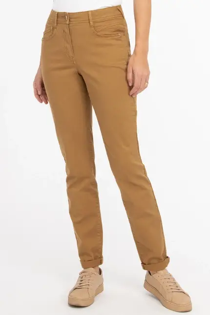Recover Pants Modische Hose im 5-Pocket Style in CURRY Artikelnummer REC-13362-4142-356 Blitzangebot