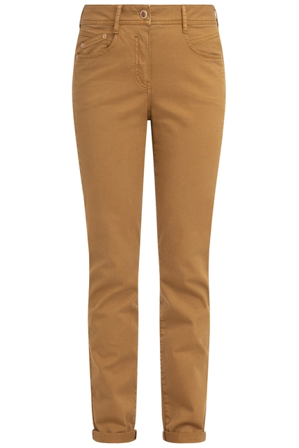 Recover Pants Modische Hose im 5-Pocket Style in CURRY Artikelnummer REC-13362-4142-356 Blitzangebot