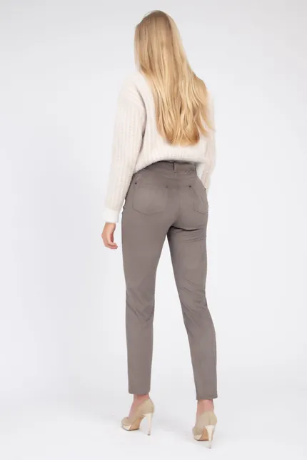 Recover Pants Hose in Wildlederoptik in DUNKELBRAUN Artikelnummer REC-11901-3049-890 Bestseller