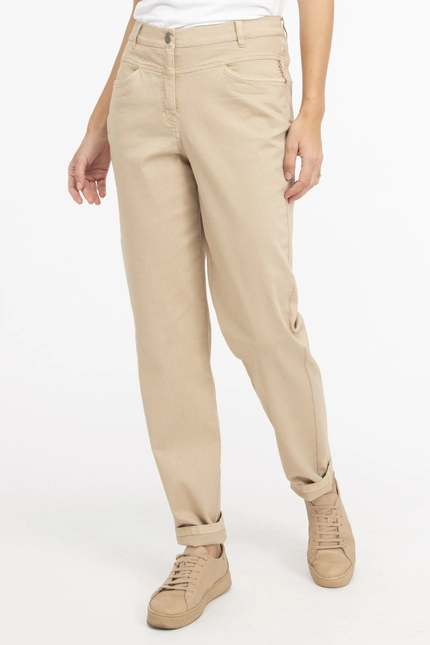 Recover Pants Modische Hose in BEIGE Artikelnummer REC-13344-01-4062-215 Kauf eins, bekomm eins gratis
