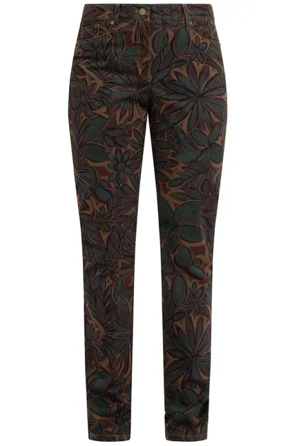 Recover Pants 5-Pocket Druckhose in DRUCK OLIV-PETROL-BRAUN Artikelnummer REC-12540-04-4100-5 VIP-Rabatte