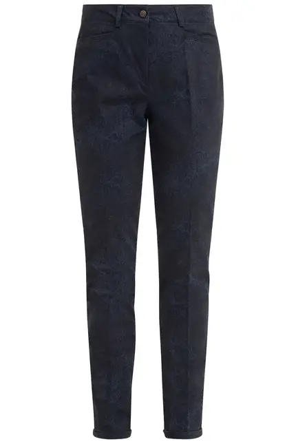 Recover Pants Slim Fit Druckhose in DRUCK DUNKELBLAU Artikelnummer REC-13013-4099-4 Super Sparpreis