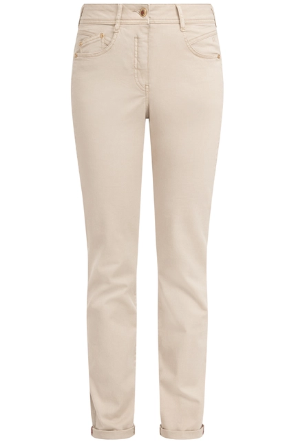 Recover Pants Modische Hose im 5-Pocket Style in BEIGE Artikelnummer REC-13362-4142-235 Wochenangebot