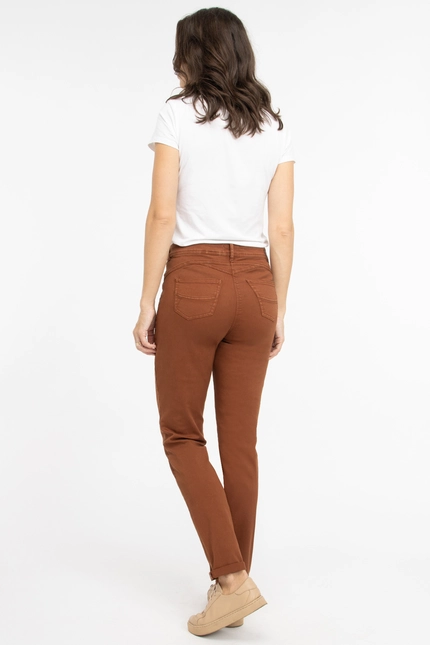 Recover Pants Modische Hose im 5-Pocket Style in COGNAC Artikelnummer REC-13362-4142-871 Kostenlose Rückgabe