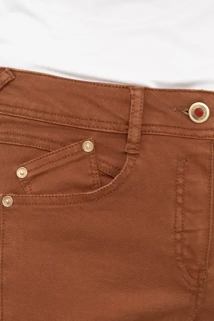 Recover Pants Modische Hose im 5-Pocket Style in COGNAC Artikelnummer REC-13362-4142-871 Kostenlose Rückgabe