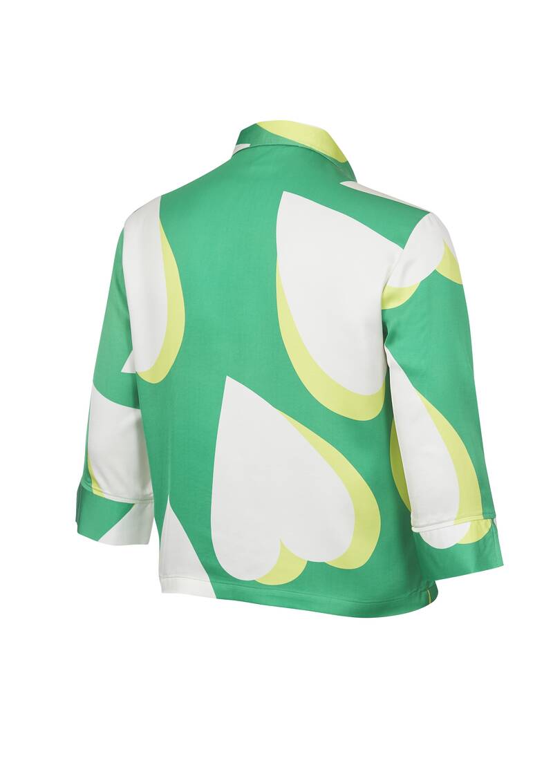 ROCK YOUR CURVES by Angelina Long Sleeves shirt in Grün multicolorArtikelnummer RYC-LCAK-0667-651 Black Friday Preise