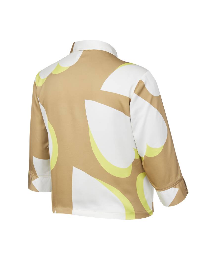 ROCK YOUR CURVES by Angelina Long Sleeves shirt in Beige/WeißArtikelnummer RYC-LCAK-0668-050 zollfrei