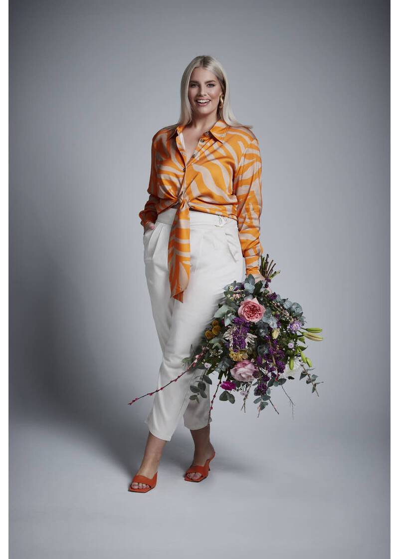 ROCK YOUR CURVES by Angelina Blusenshirt in OrangeArtikelnummer RYC-LCAK-0480-250 Angebote