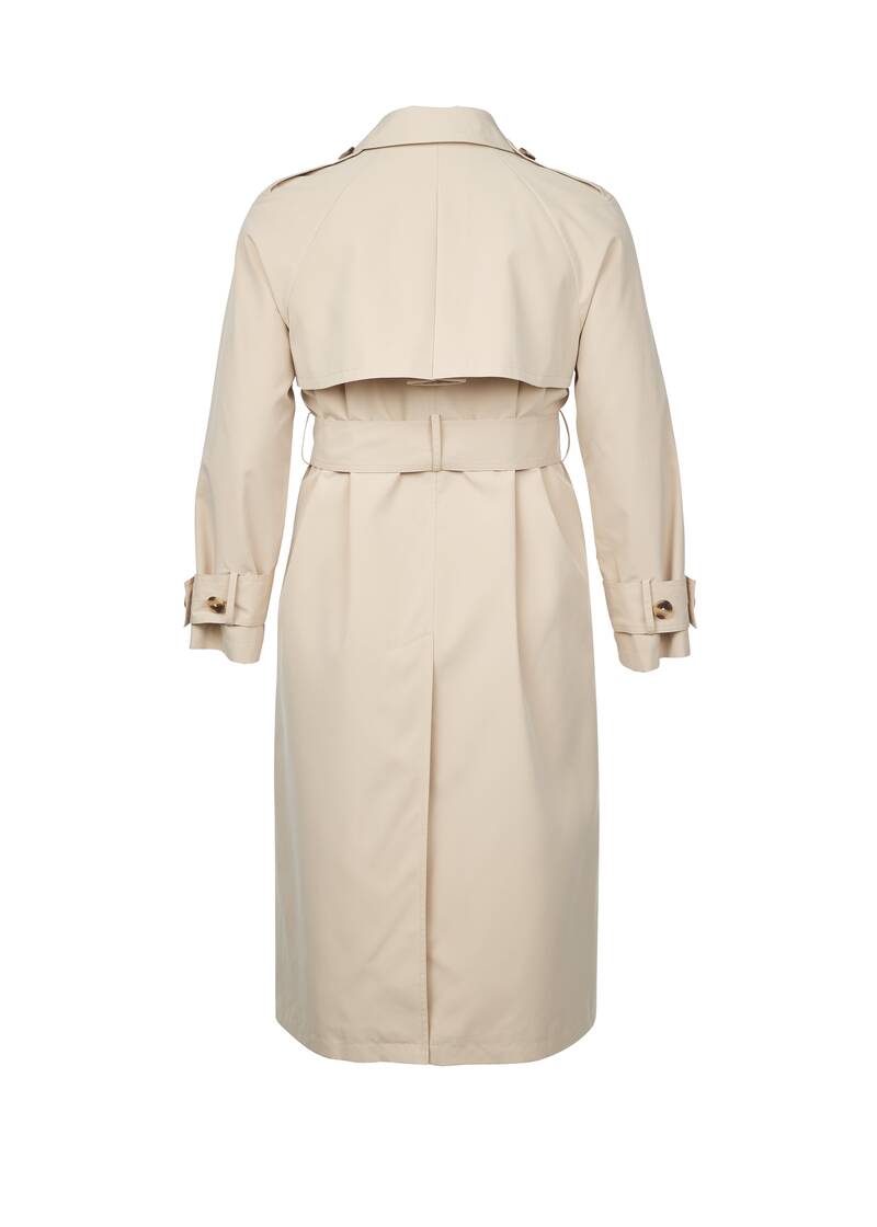 ROCK YOUR CURVES by Angelina Trenchcoat in EcruArtikelnummer RYC-LCAK-0496-101 Kostenloser Versand
