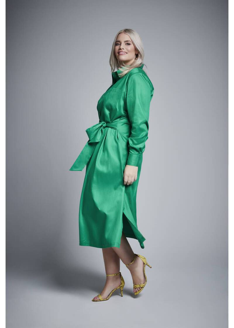 ROCK YOUR CURVES by Angelina Blusenkleid in GrünArtikelnummer RYC-LCAK-0459-650 Fabrikpreis