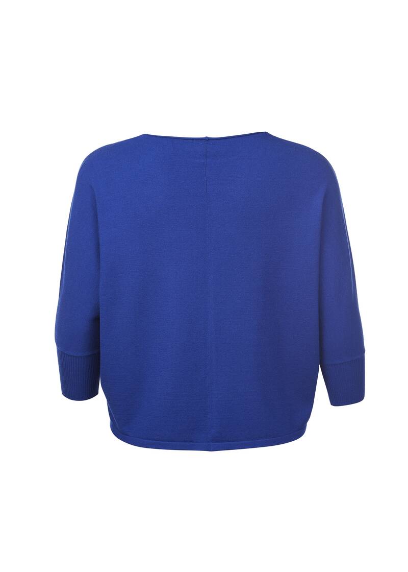 ROCK YOUR CURVES by Angelina Strickshirt in RoyalblauArtikelnummer RYC-LCAK-0284-502 Flash Sale
