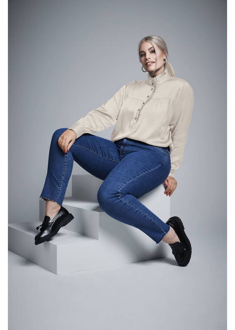 ROCK YOUR CURVES by Angelina Jeanshose, skinny in jeans blauArtikelnummer RYC-LCAK-0278-501 Online Shopping
