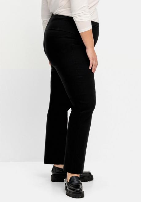 sheego Gerade Schlupfhose mit Shaping-Einsatz - schwarz sheego Rabatte dieses Monats