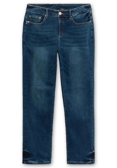 sheego Gerade Stretch-Jeans mit Bodyforming-Effekt - dark blue Denim sheego Outlet