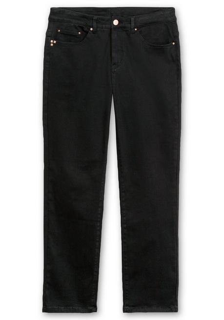 sheego Gerade Stretch-Jeans mit Bodyforming-Effekt - black Denim sheego Blitzverkäufe