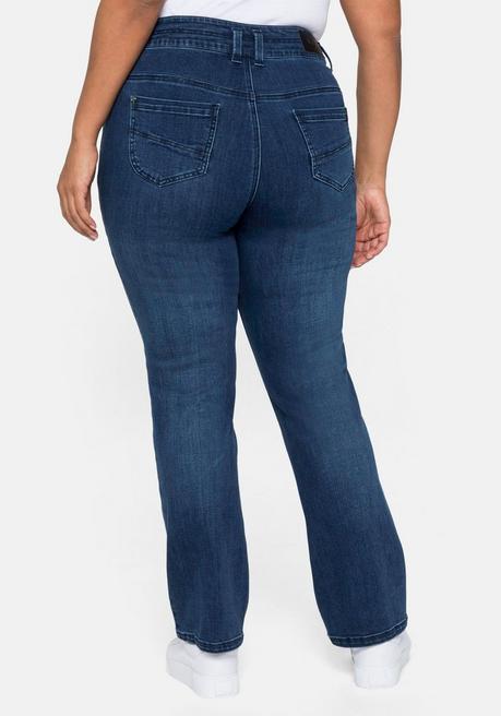 sheego Gerade Jeans in Curvy-Schnitt MANUELA - dark blue Denim sheego Cyber Monday