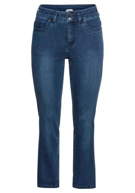 sheego Gerade Jeans in Curvy-Schnitt MANUELA - dark blue Denim sheego Cyber Monday