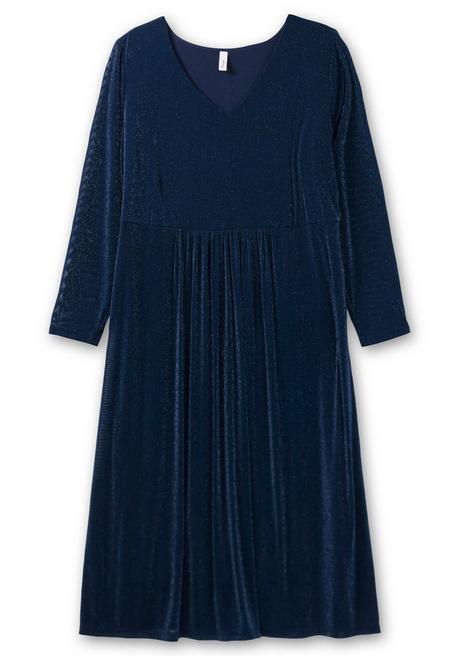 sheego Abendkleid mit Mesh und Effektgarn - saphir sheego Bestseller