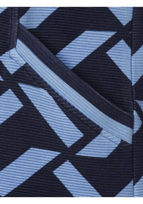 VIA APPIA DUE Bedrucktes Etuikleid mit Eingrifftaschen - indigo gemustert sheego Online