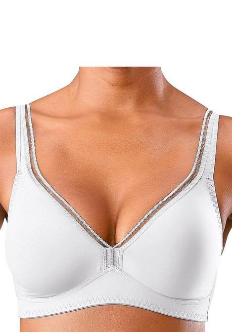 PETITE FLEUR T-Shirt-BH - schwarz+weiß sheego Rabatt