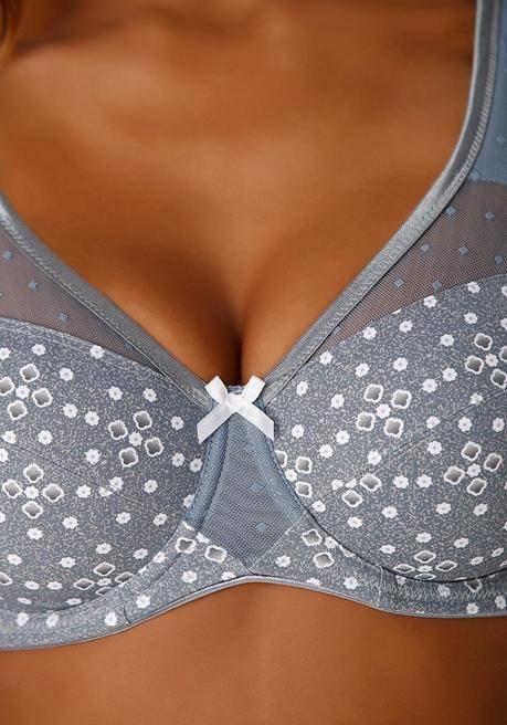 NUANCE Minimizer-BH - grau bedruckt sheego Flash Sale