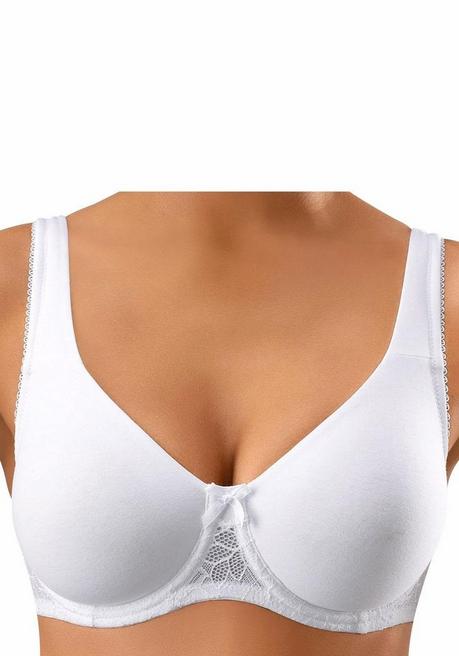 NUANCE Doppelpack T-Shirt BHs - schwarz+weiß sheego Exklusivangebot