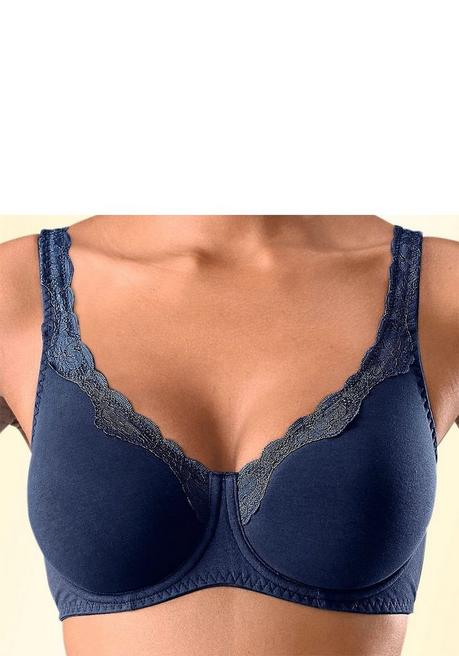 PETITE FLEUR Bügel-BH - marine+weiß sheego Kauf eins, bekomm eins gratis