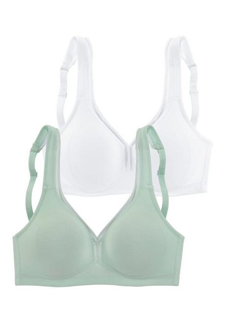 PETITE FLEUR T-Shirt-BH - hellblau+weiß sheego Super Sparpreis