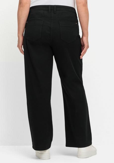 sheego Weite Hose im Curvy-Schnitt ELLA - schwarz sheego Bis zu 65% Rabatt