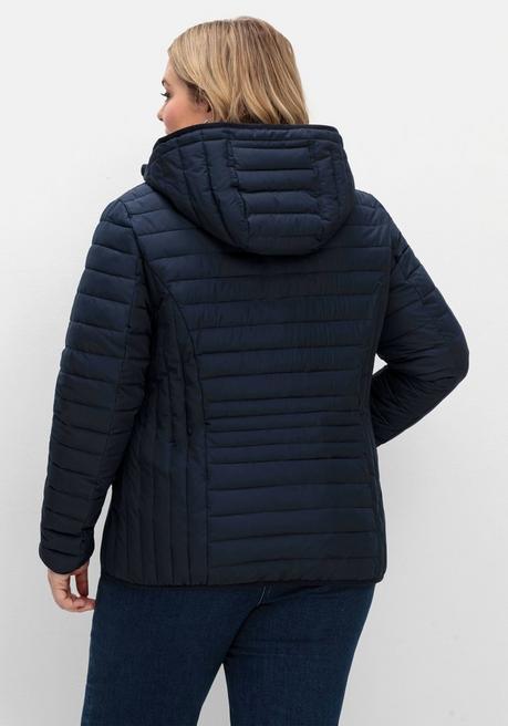 sheego Leichte Steppjacke mit abnehmbarer Kapuze - nachtblau sheego Black Friday Preise