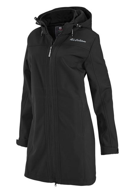 H.I.S EM Softshellparka - schwarz sheego Im Verkauf