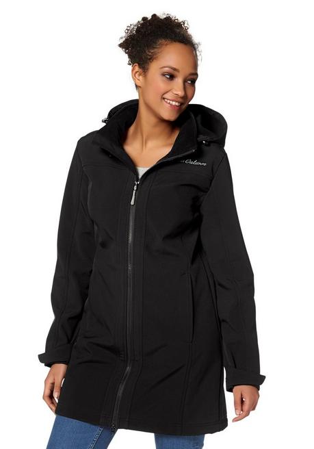 H.I.S EM Softshellparka - schwarz sheego Im Verkauf