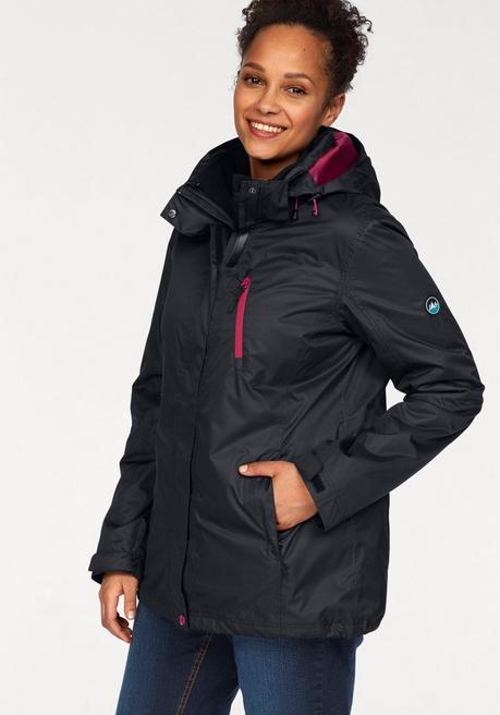 Polarino 3-in-1-Funktionsjacke - schwarz sheego zollfrei
