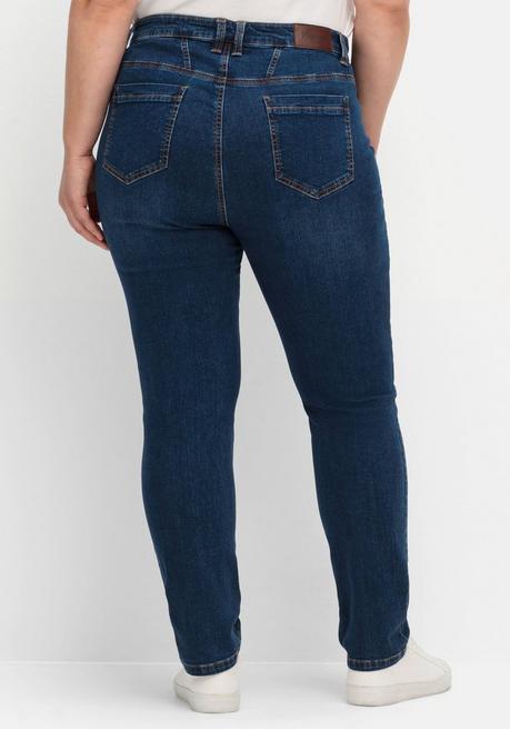 sheego Schmale Jeans in Curvy-Schnitt VERENA - dark blue Denim sheego 50% Rabatt für begrenzte Zeit