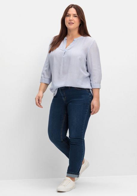 sheego Schmale Jeans in Curvy-Schnitt VERENA - dark blue Denim sheego 50% Rabatt für begrenzte Zeit