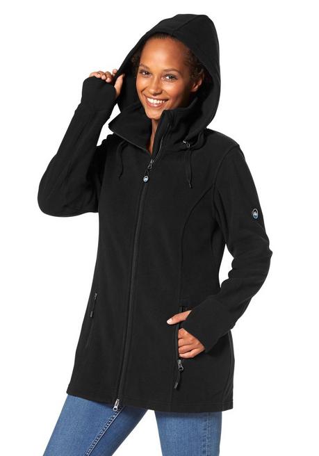 Polarino Fleecejacke - schwarz sheego Günstiger Verkauf