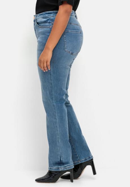 sheego Gerade Stretch-Jeans mit Bodyforming-Effekt - blue Denim sheego Limitierter Zeitrabatt
